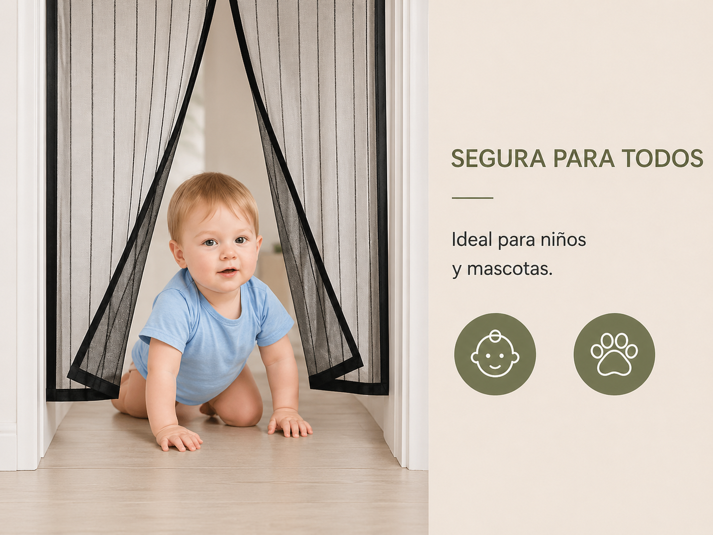 Cortina Mosquitera Para Puertas
