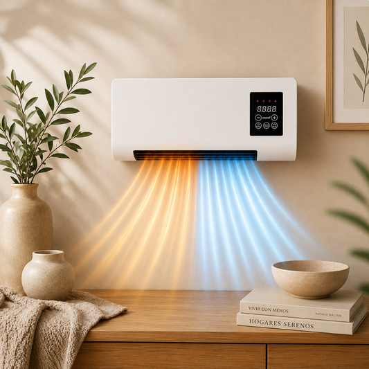 Calefactor y Ventilador de pared 1800W