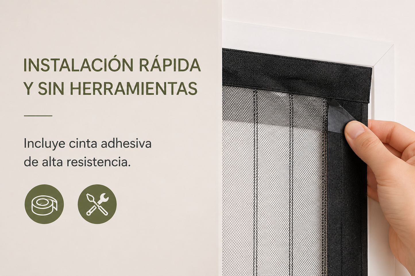 Cortina Mosquitera Para Puertas