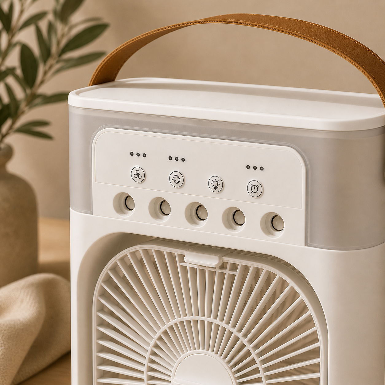 Ventilador Climatizador con pulverizador portátil