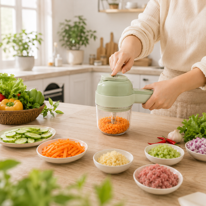 Cortador de fruta y verdura automático